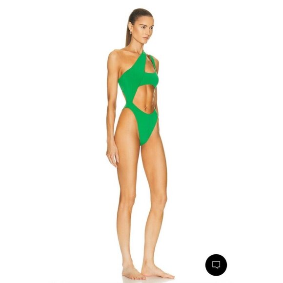 HAIGHT. Petrus One Piece Swimsuit Digital Green - Picture 2 of 5
